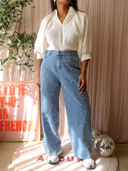 Refined Department payton wide leg jeans