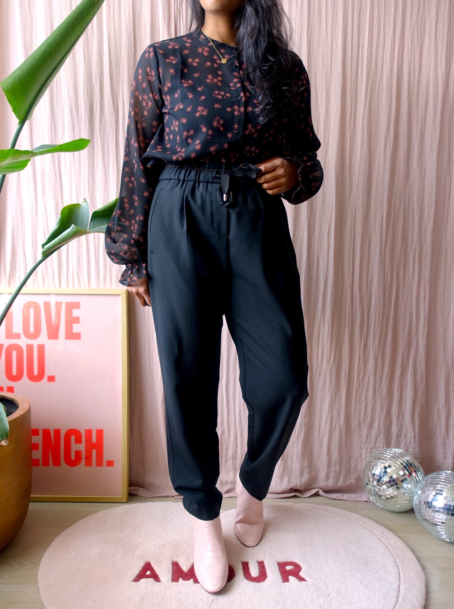 Reiss favourite wool stretch pantalon