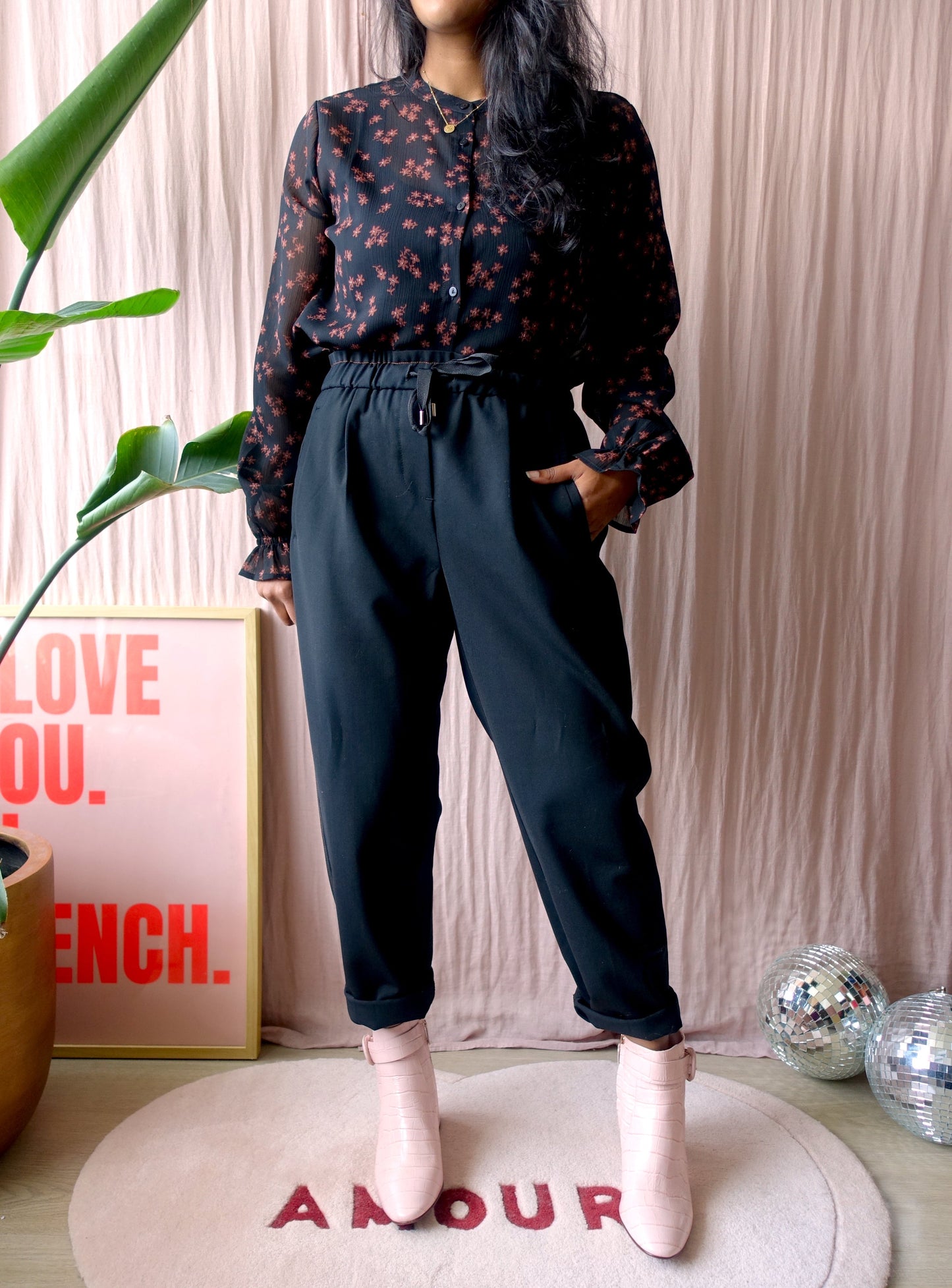 Reiss favourite wool stretch pantalon