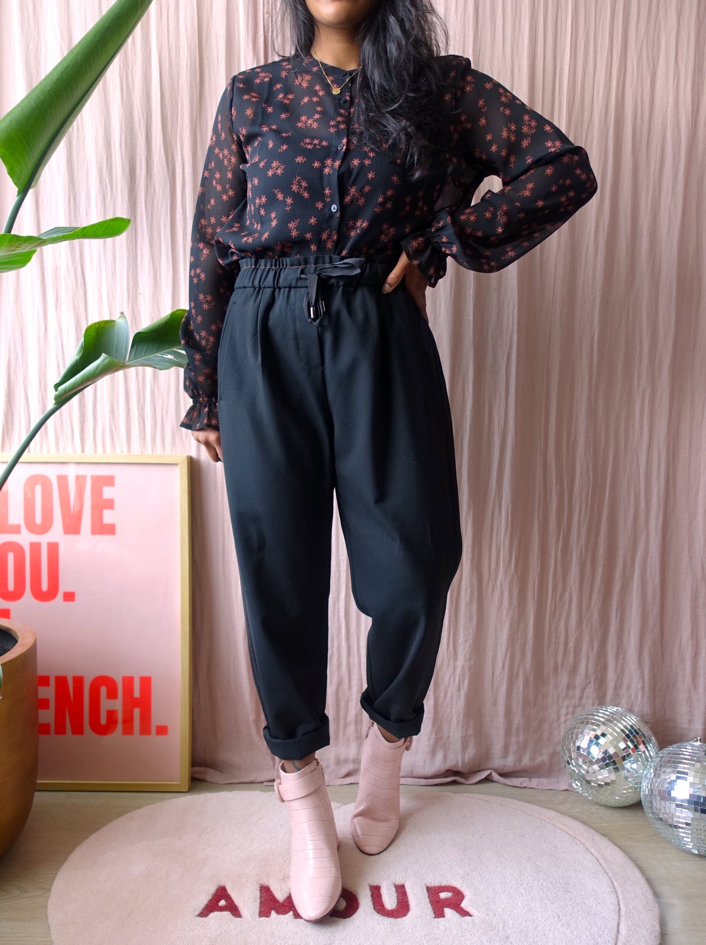 Reiss favourite wool stretch pantalon