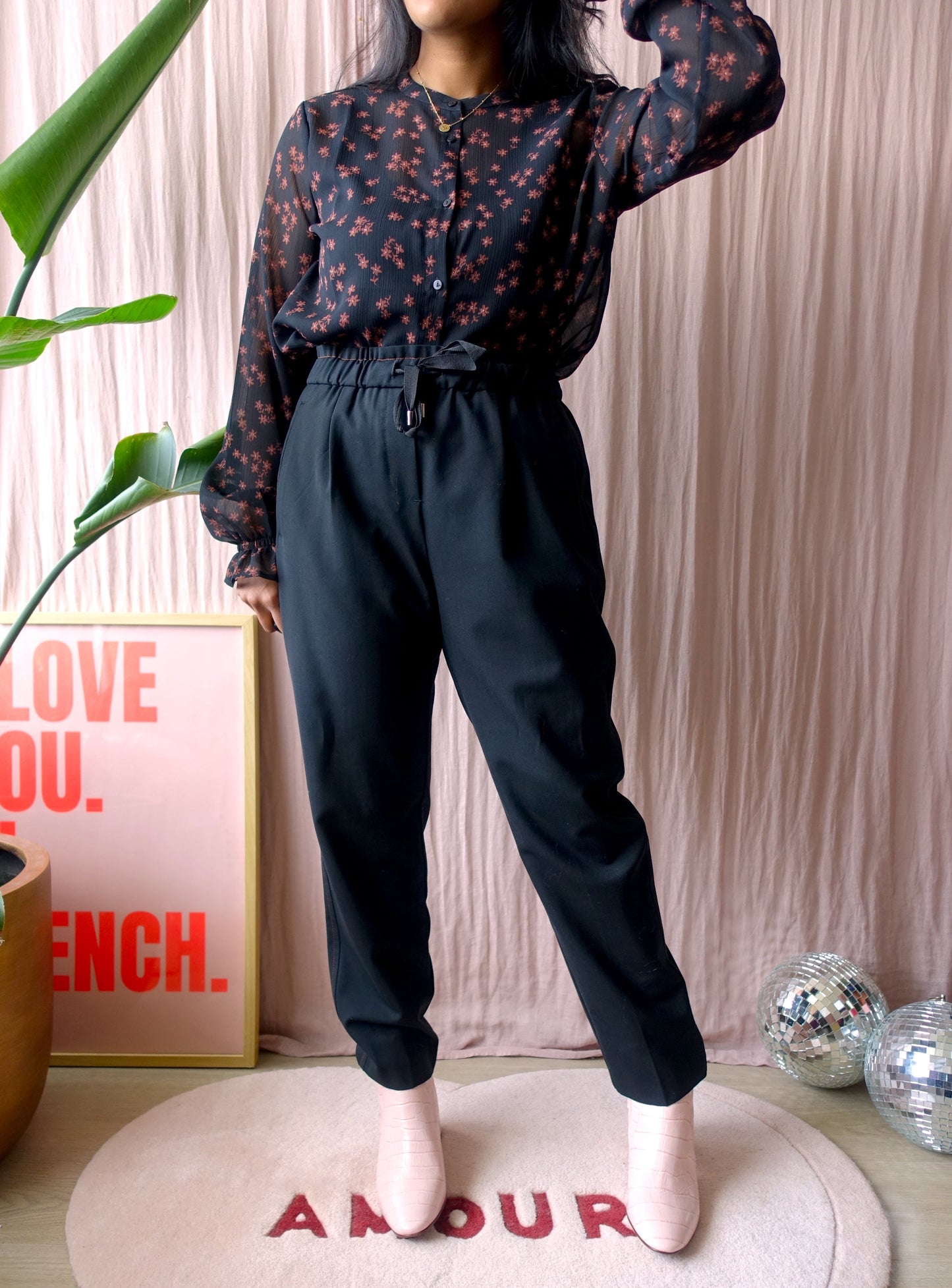 Reiss favourite wool stretch pantalon