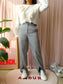 Reiss vegan silk wide leg trousers Jae