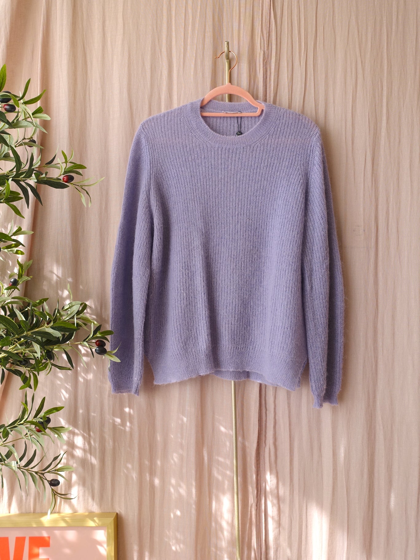 Riani luxury alpaca & mohairmix knit dusty lavender