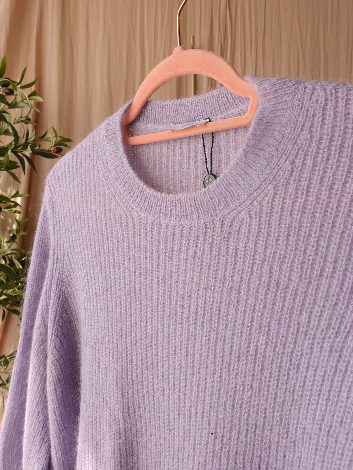Riani luxury alpaca & mohairmix knit dusty lavender