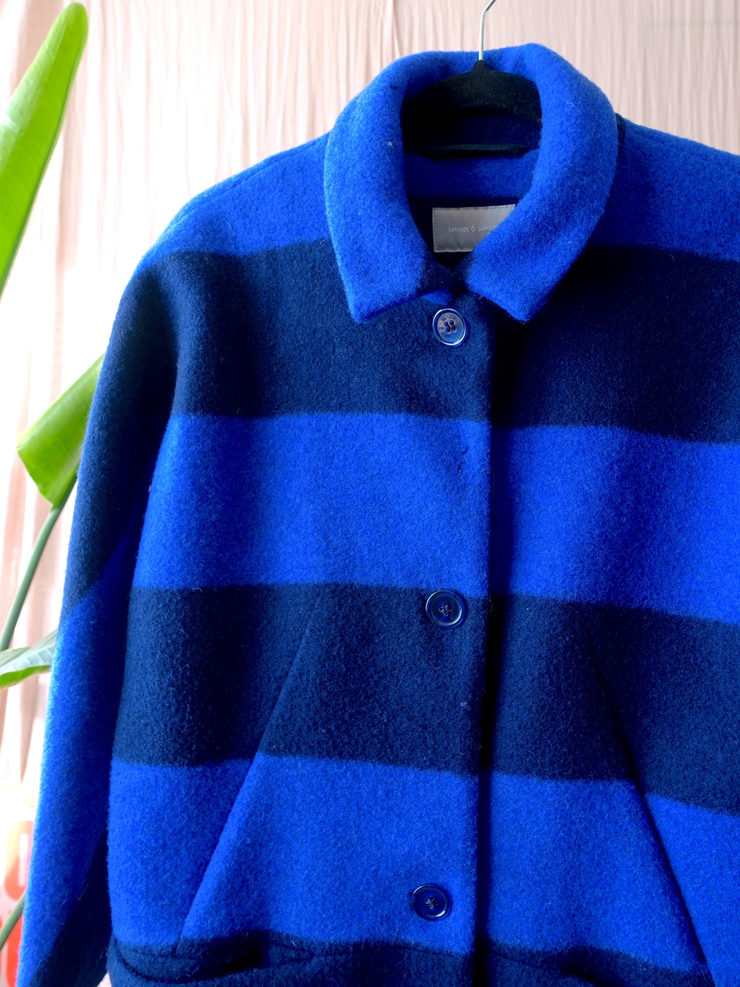 Samsøe Samsøe oversized woolmix coat Dalma