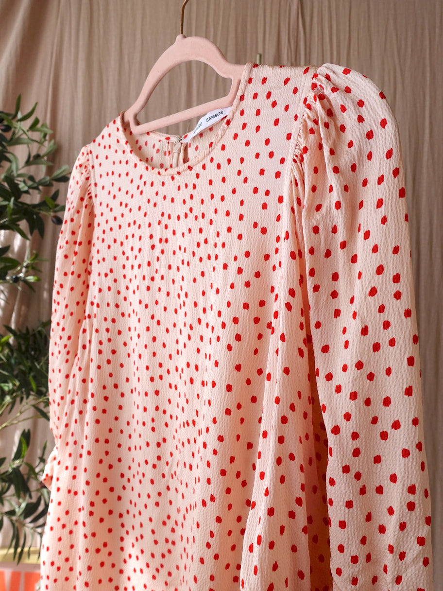Samsøe Samsøe pearl drops top rose quartz
