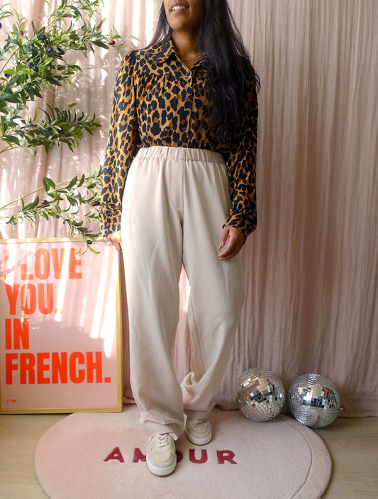 Samsøe Samsøe hoys straight pants quicksand