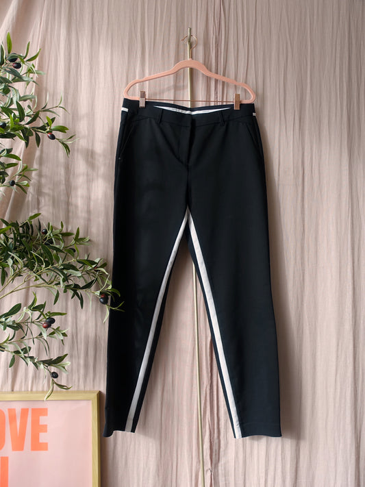 Sandwich slim oslo pantalon zwart