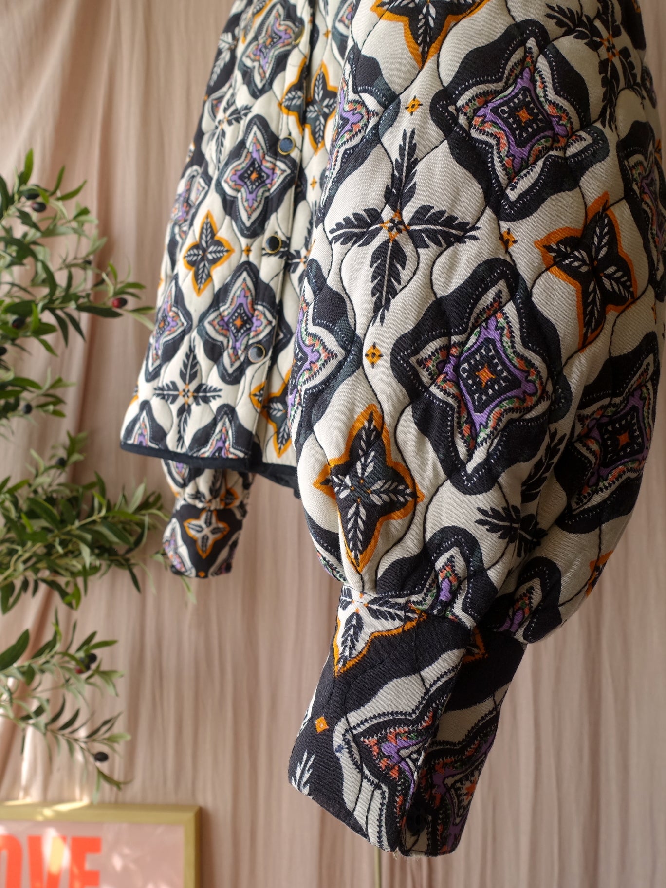 Shoeby la prism quilted boho jacket