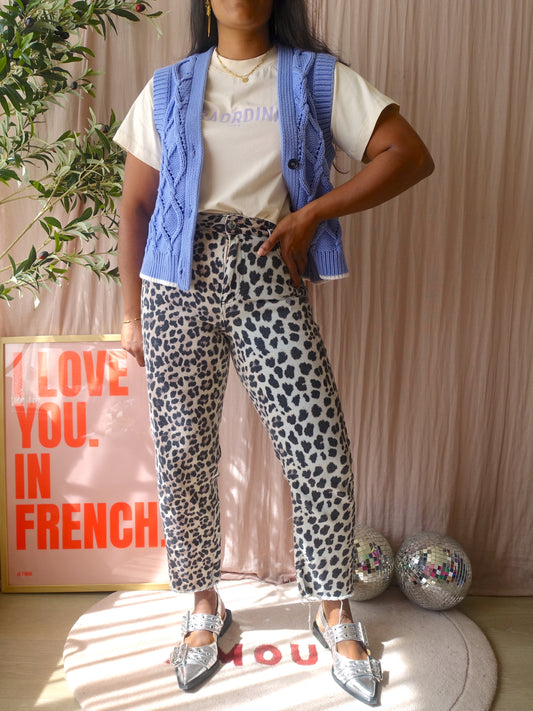 Silvercreek Phyllis cable gilet jacaranda