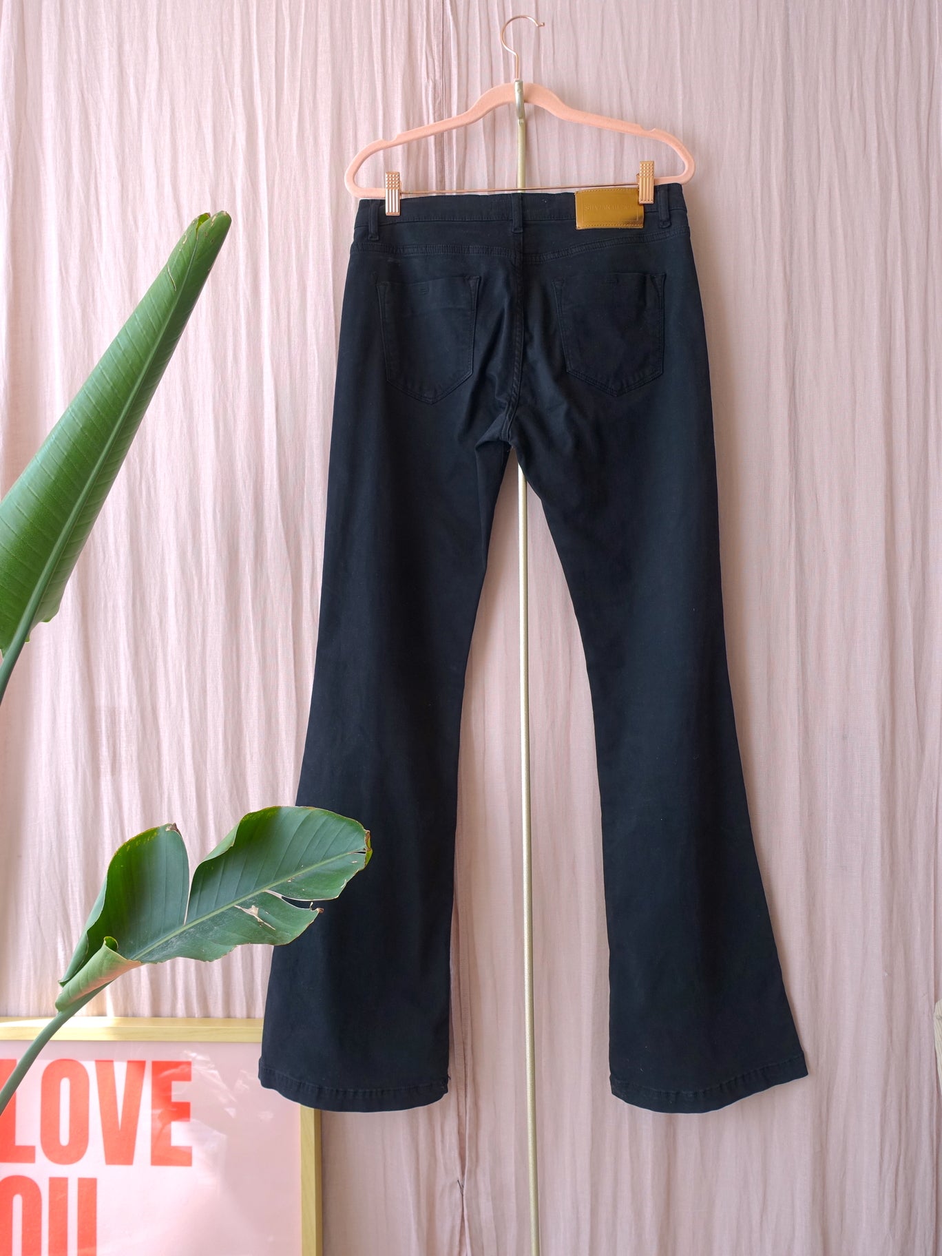 Silvian Heach farrah flare leg jeans zwart