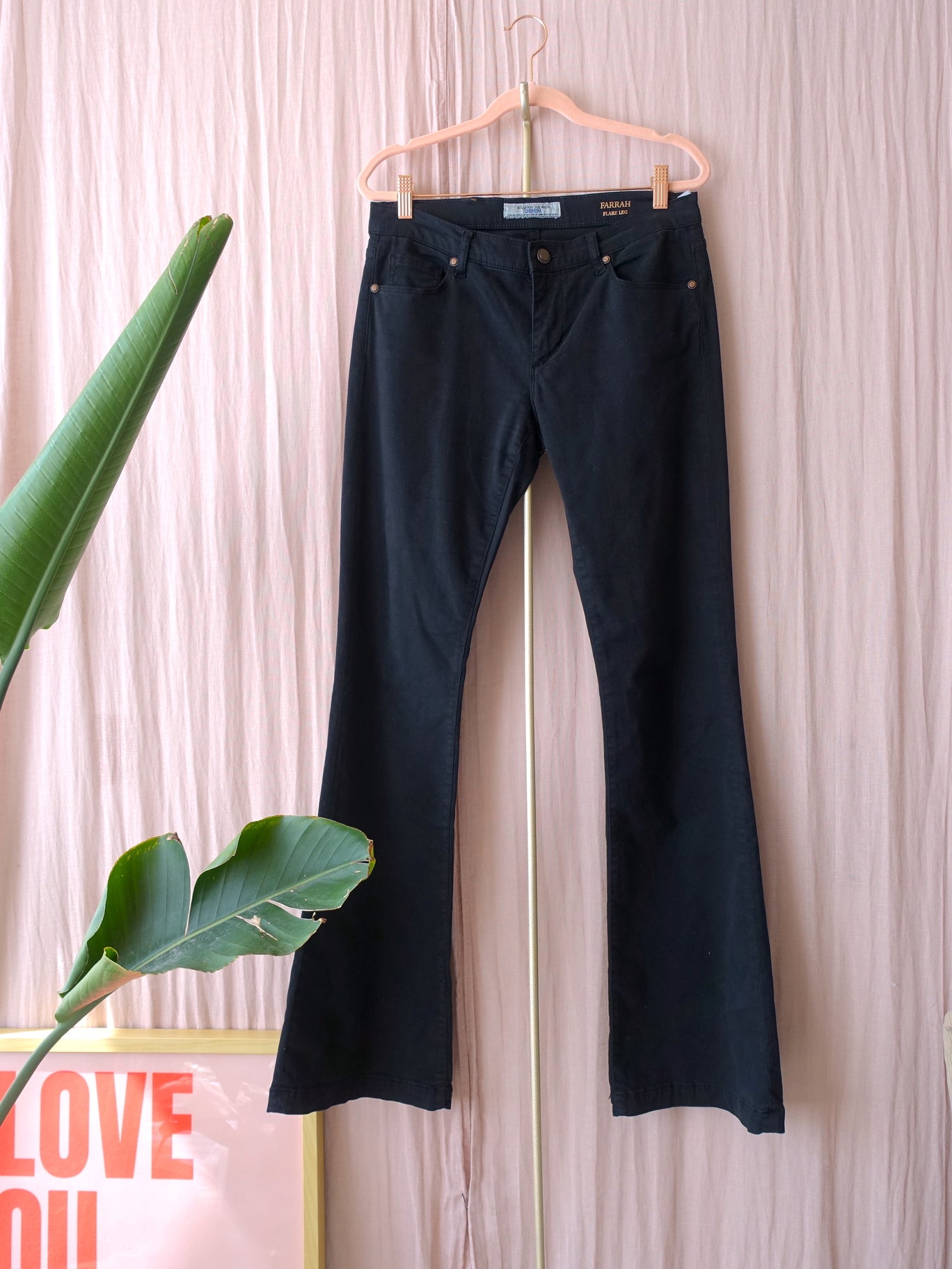 Silvian Heach farrah flare leg jeans zwart