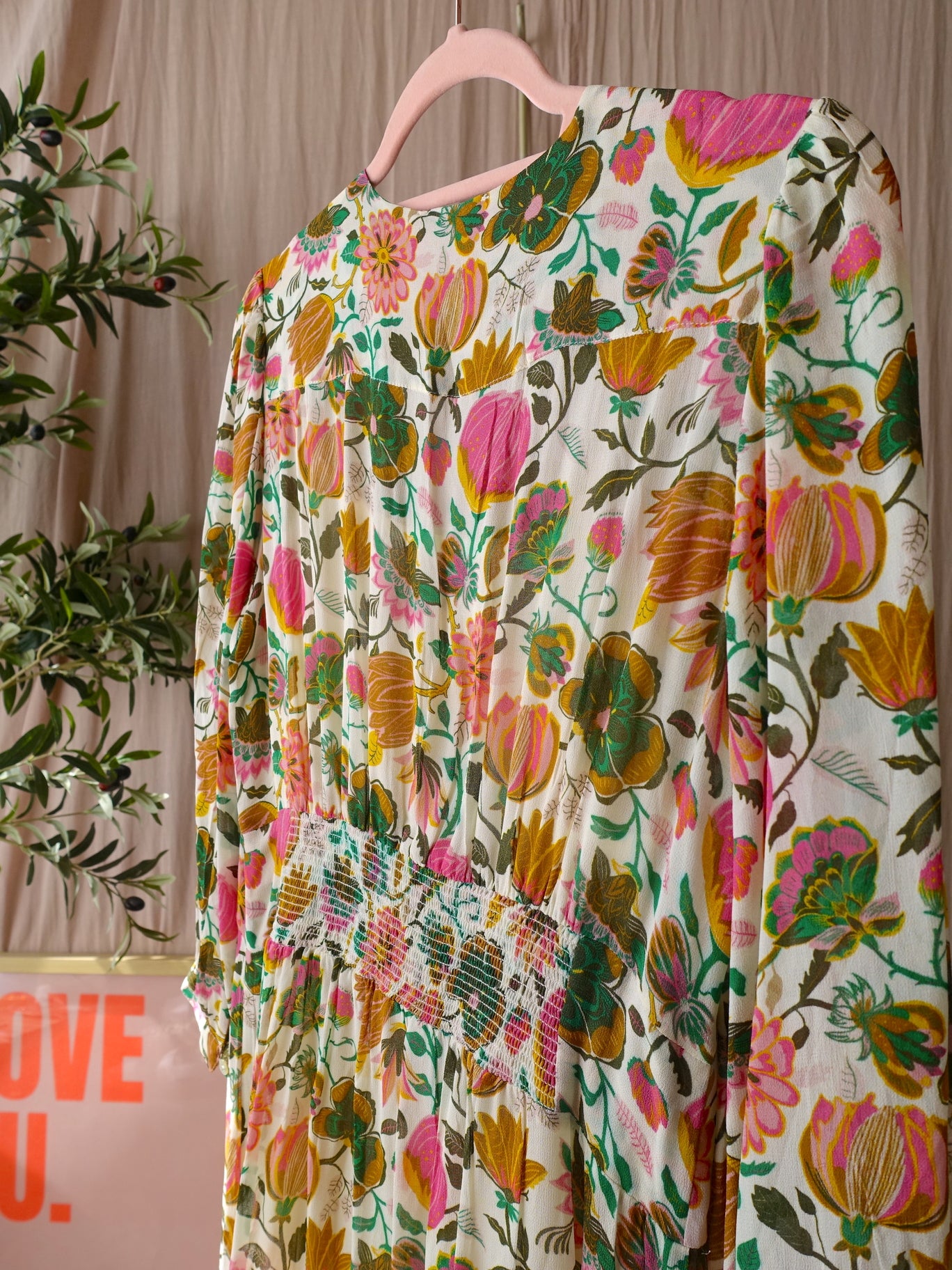Sissy-Boy botanical print viscose maxi jurk