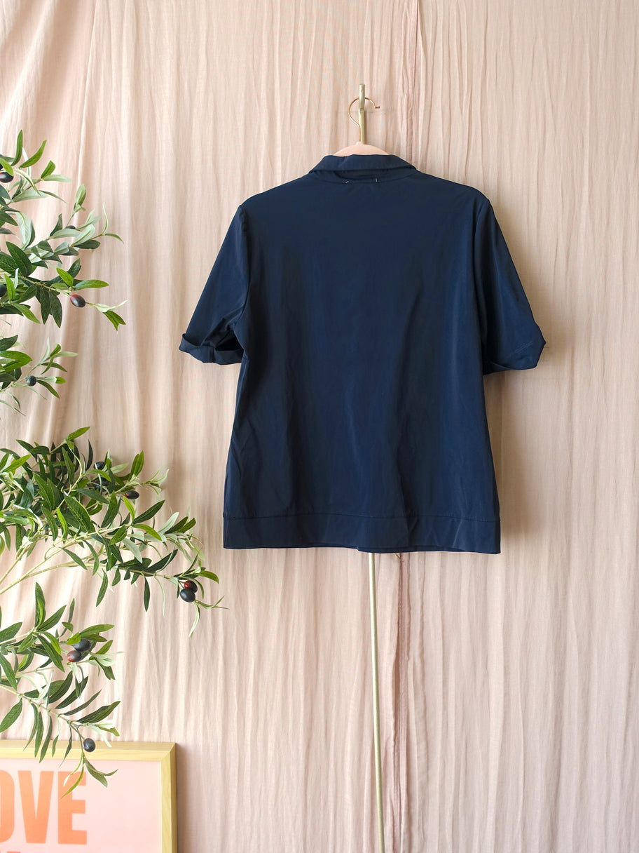Aime Balance travel quality polo moos midnight blue