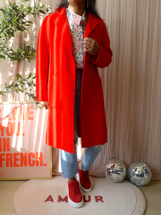 Sissy-Boy woolmix inbetween coat classic red