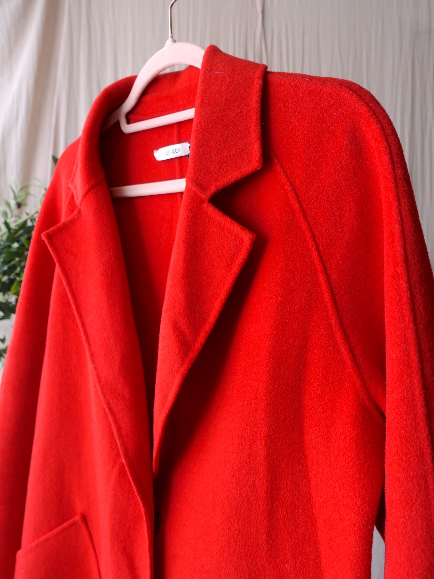 Sissy-Boy woolmix inbetween coat classic red