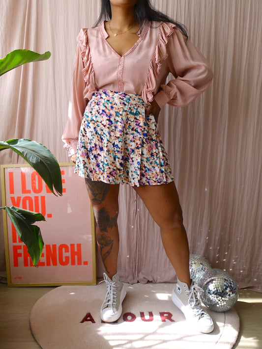 Sofie Schnoor the boho ruffle top quartz pink