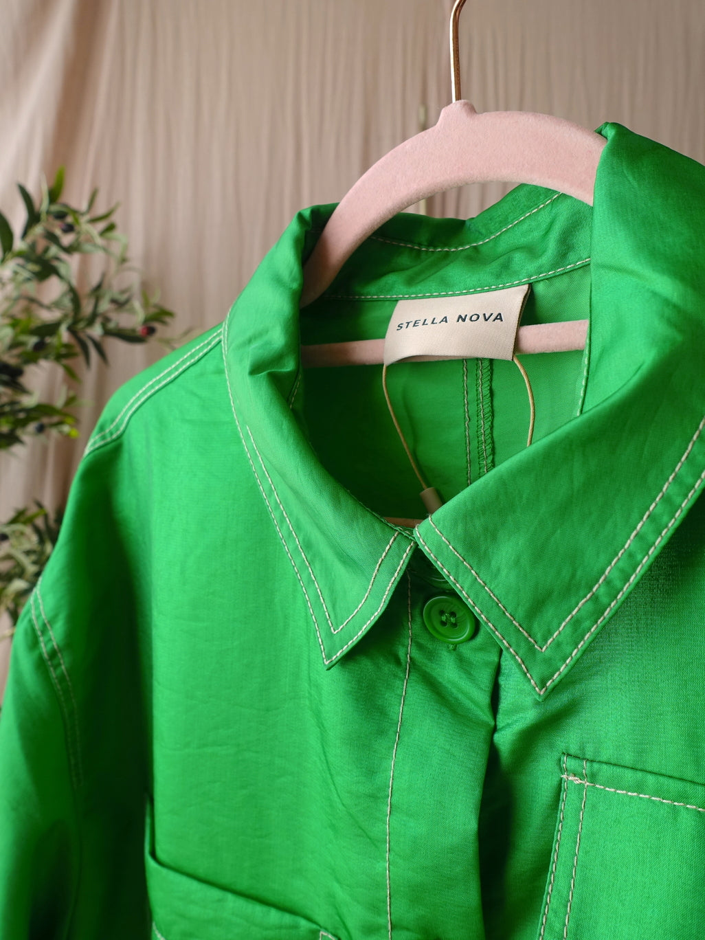 Stella Nova Vilde oversized shirt jelly bean