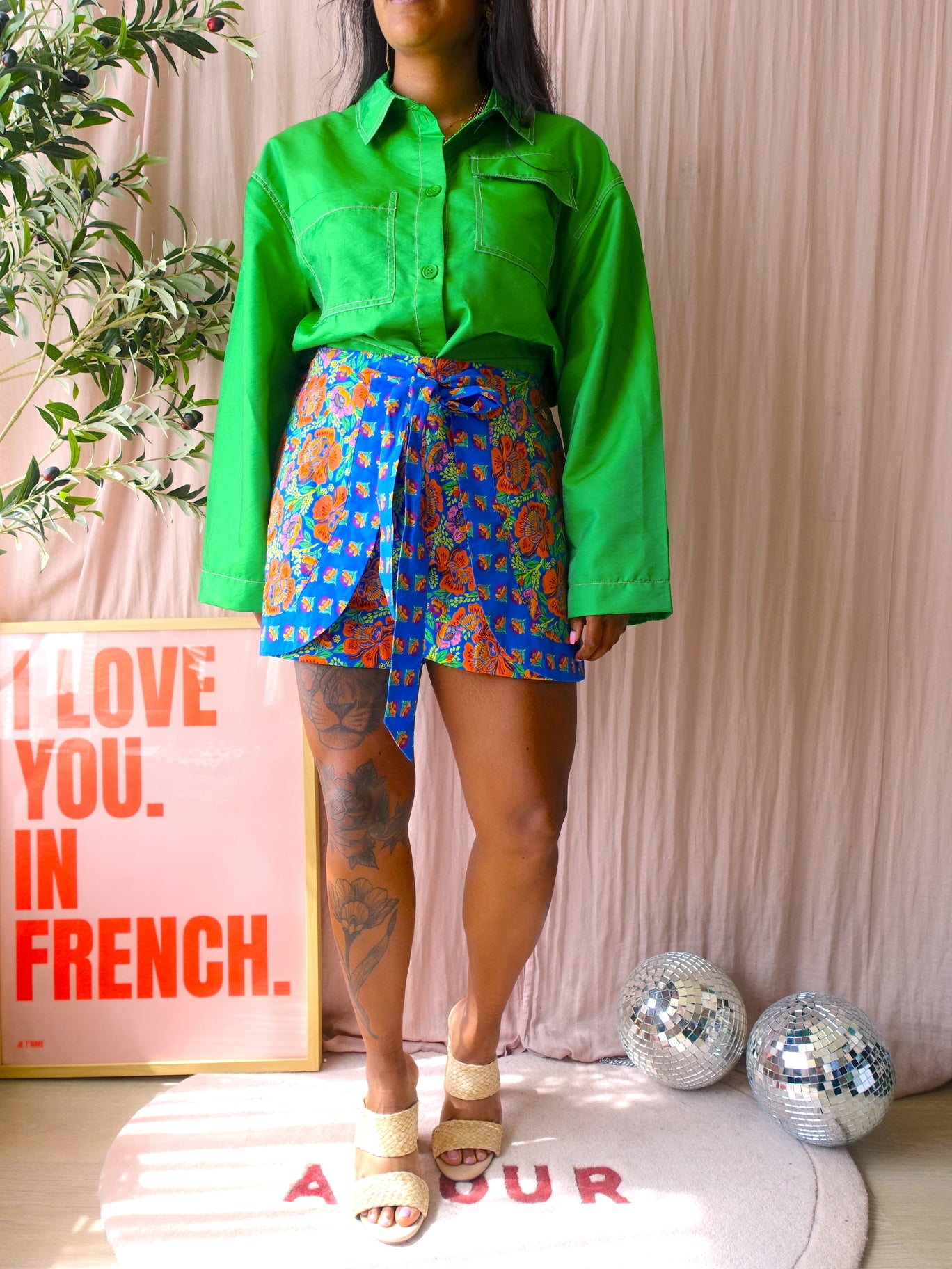 Stella Nova Vilde oversized shirt jelly bean