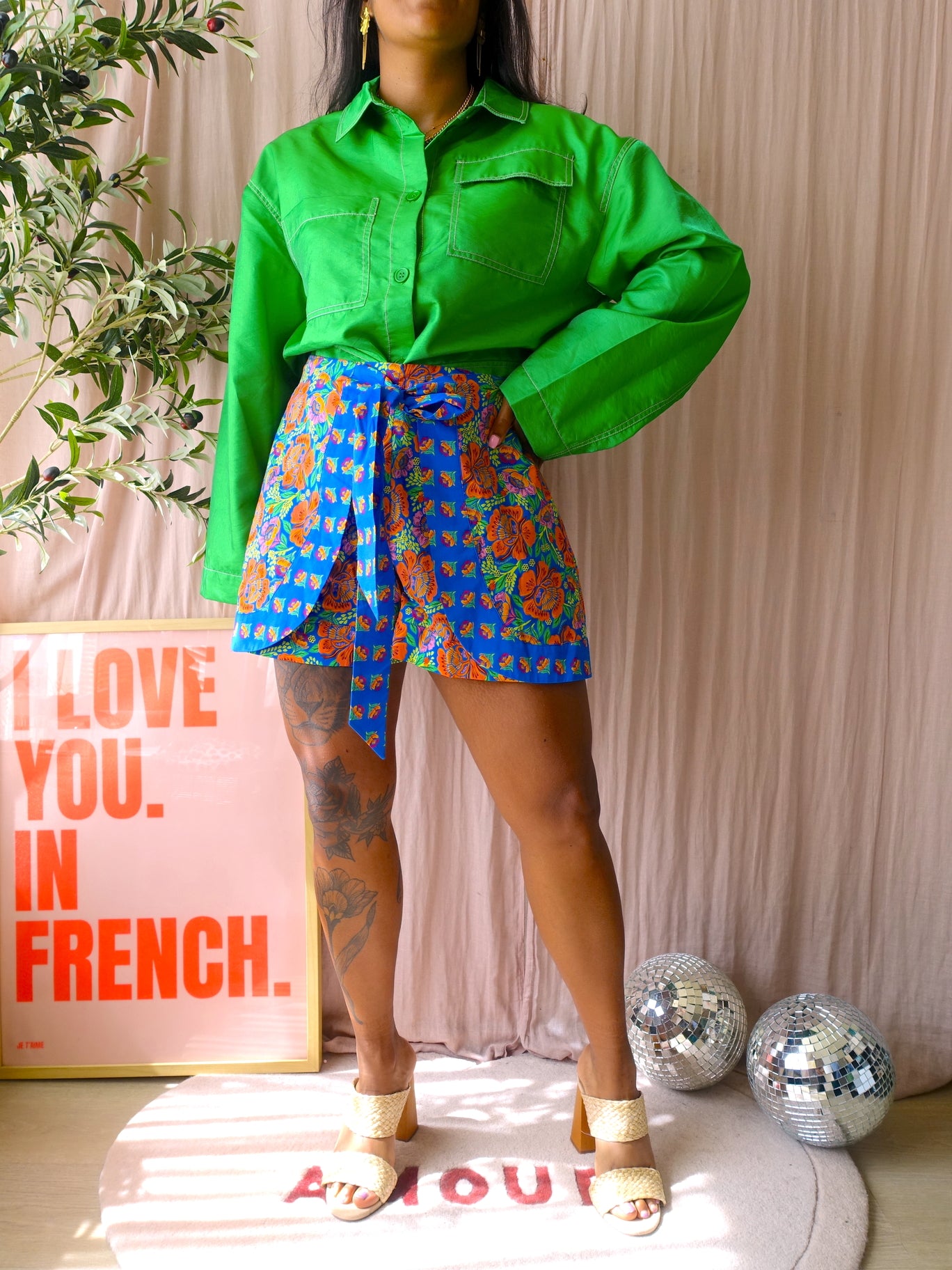 Stella Nova Vilde oversized shirt jelly bean