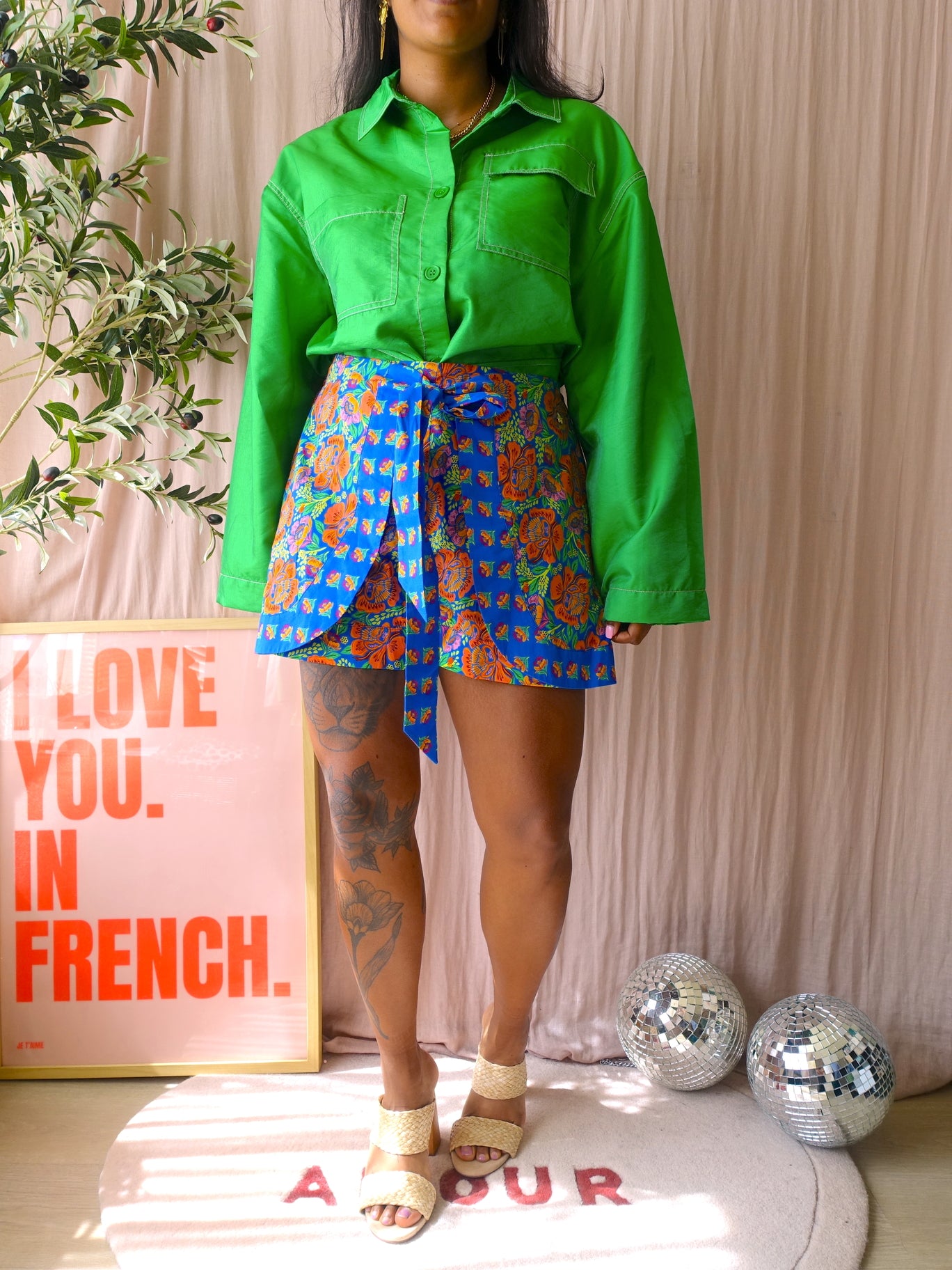 Stella Nova Vilde oversized shirt jelly bean