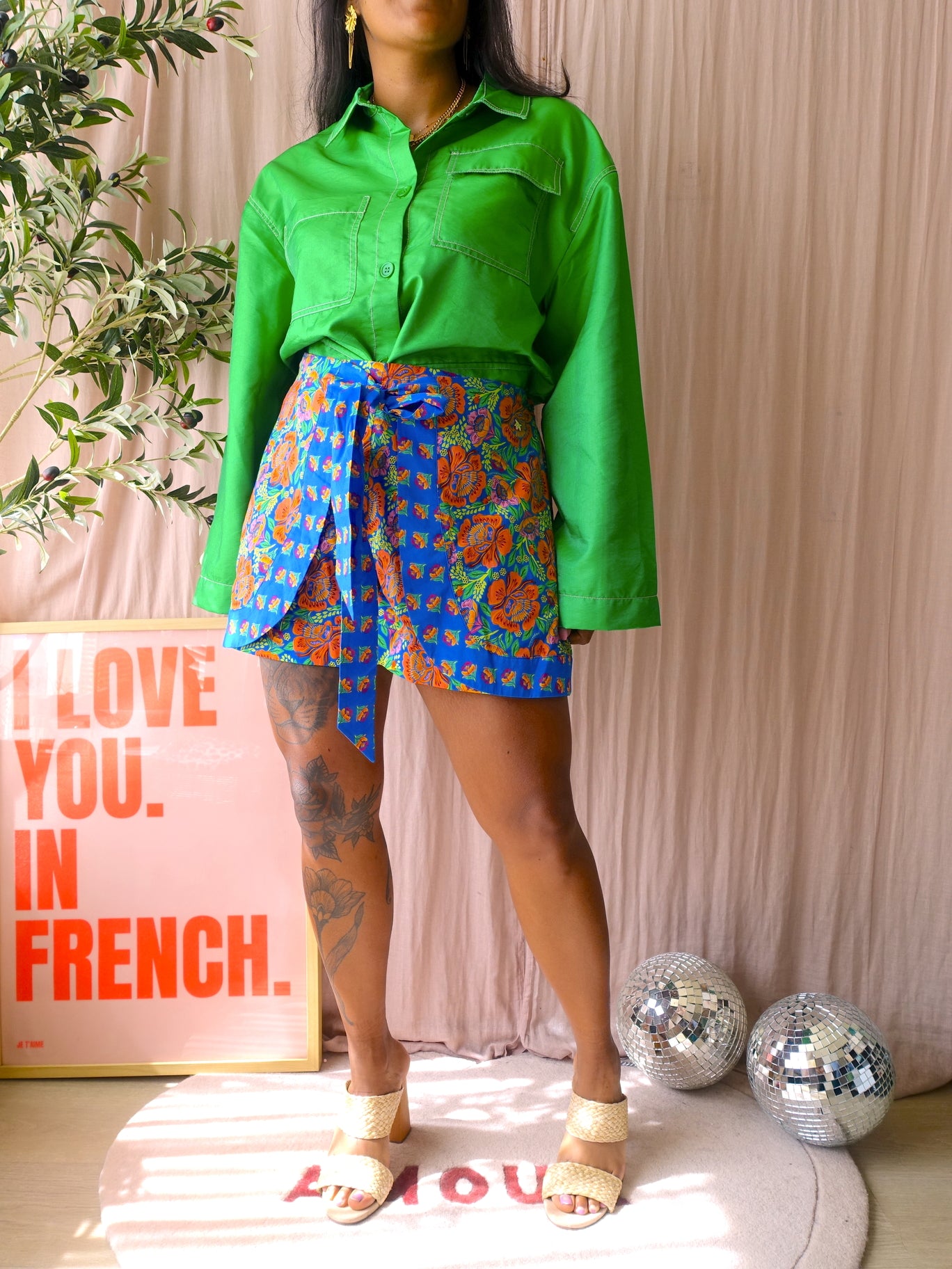 Stella Nova Vilde oversized shirt jelly bean