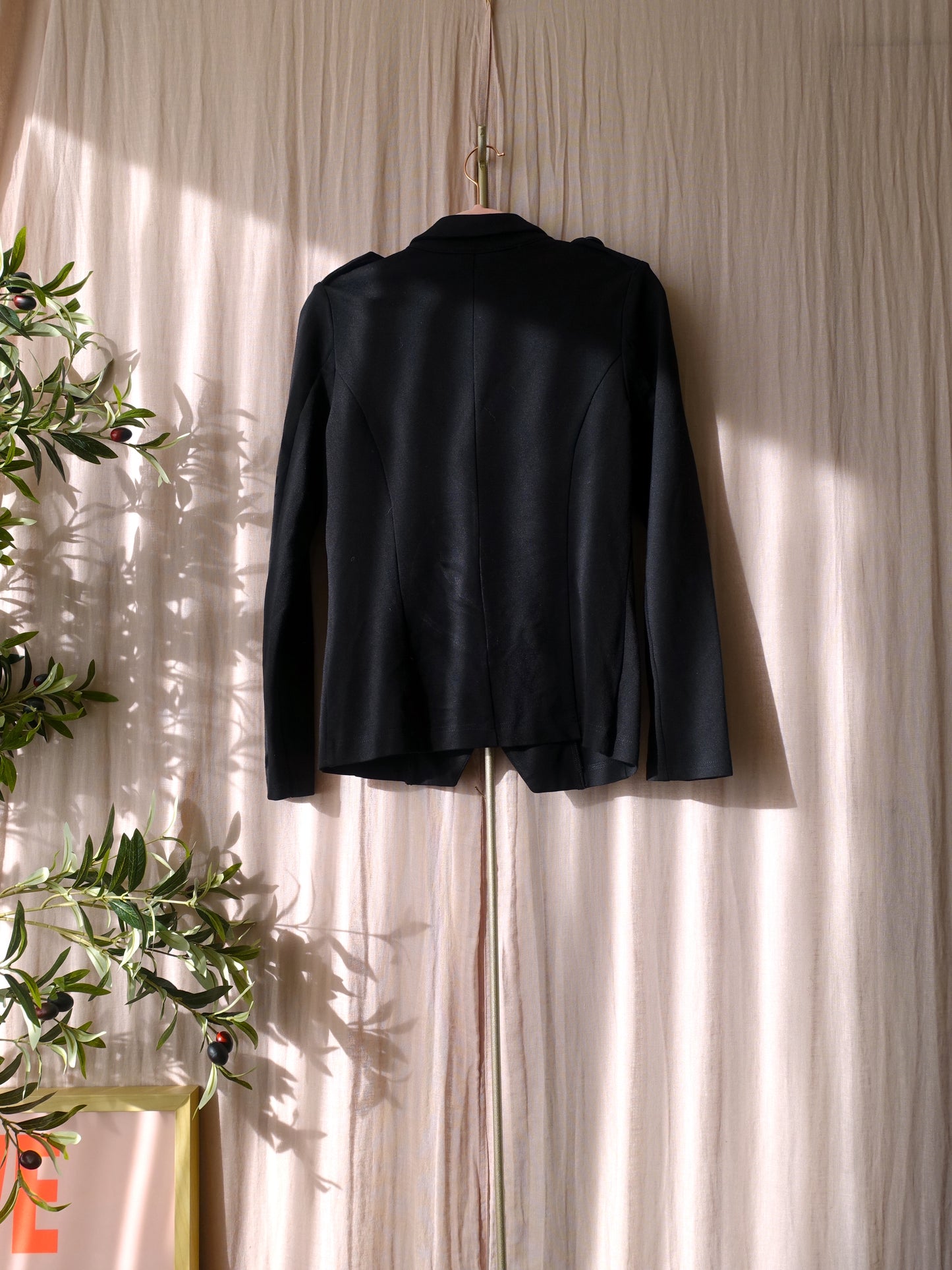 Studio Anneloes jersey stretch blazer zwart