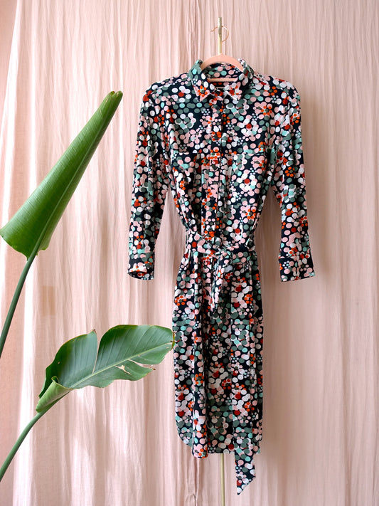 Studio Anneloes travel quality dot print midi jurk