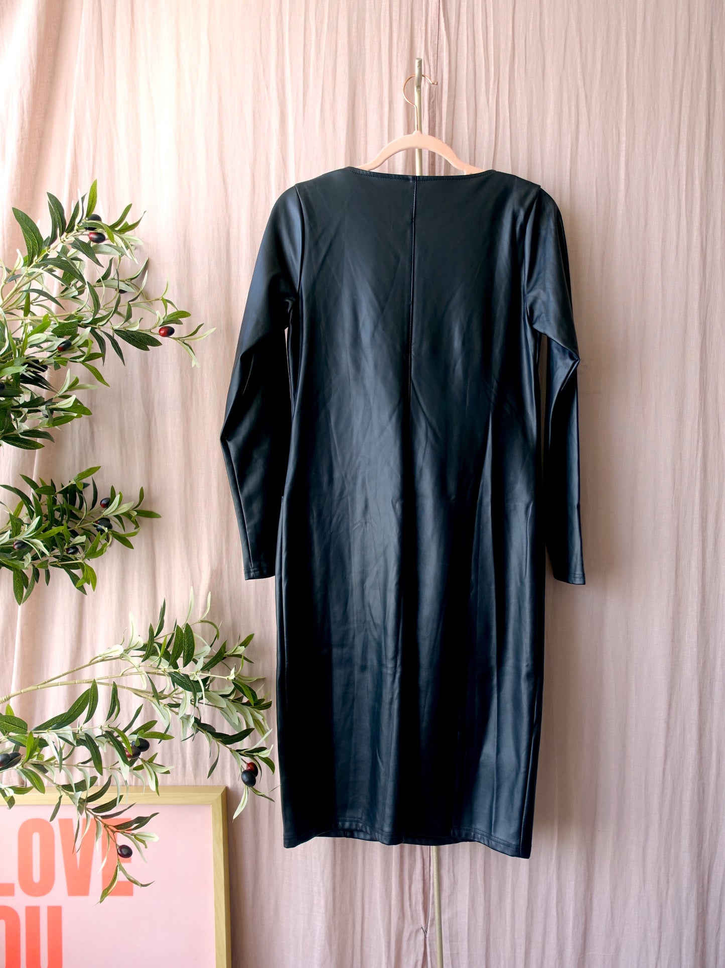 Studio Anneloes vegan leather jurk