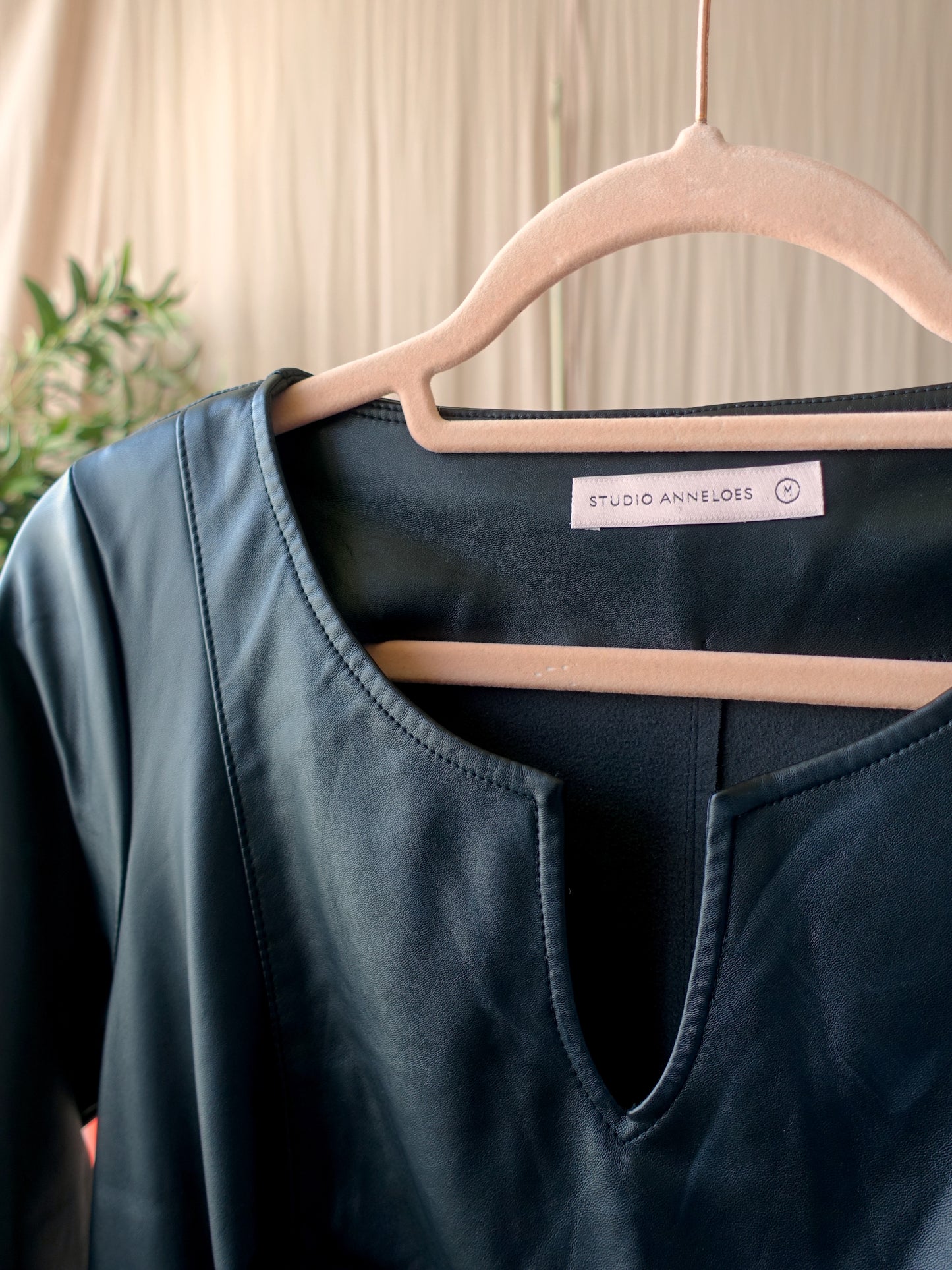 Studio Anneloes vegan leather jurk