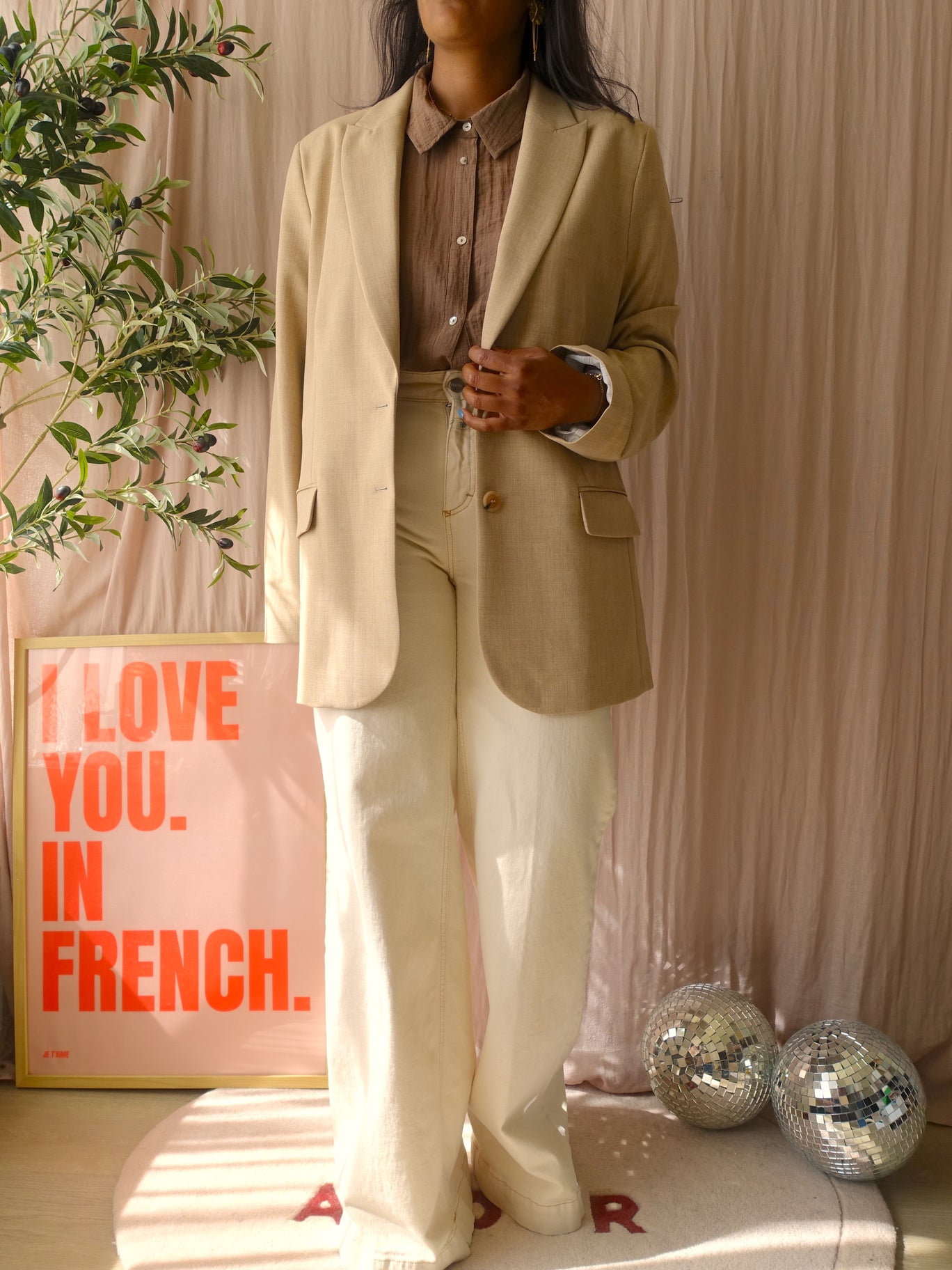 OPUS fadri ecovero™ viscose blouse cacoa