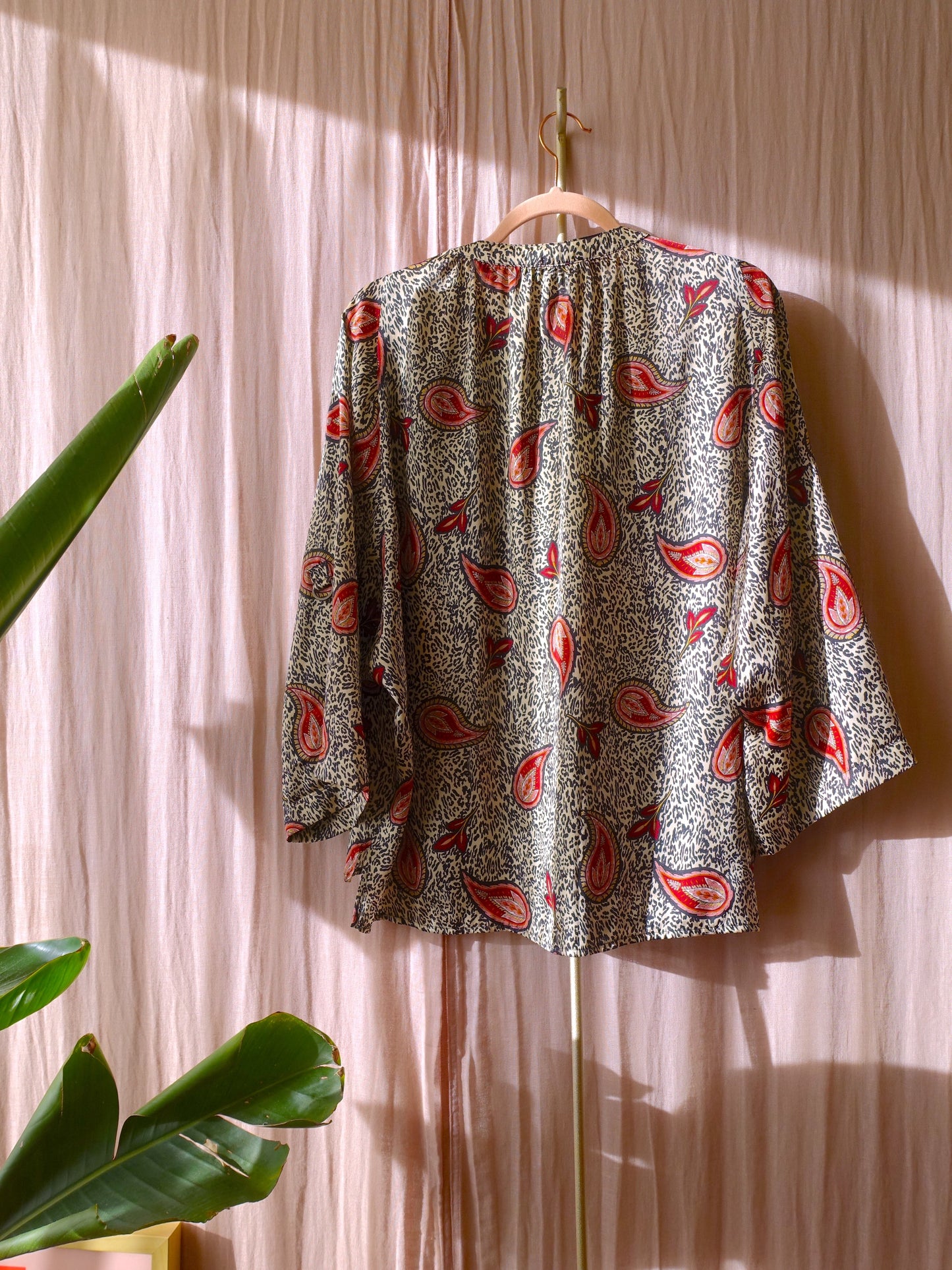 Summum woman satin paisley top