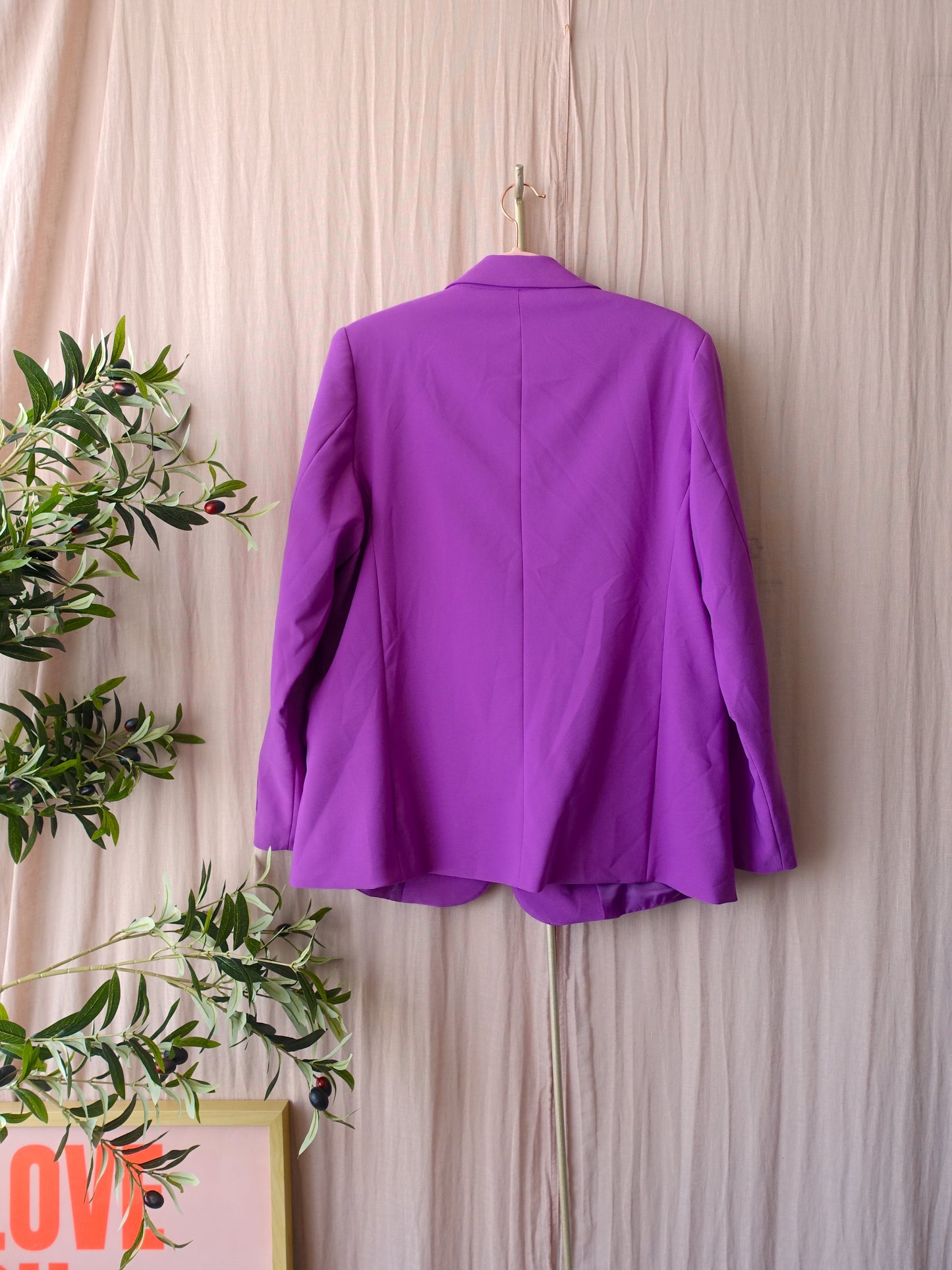 MS classy blazer thistle purple