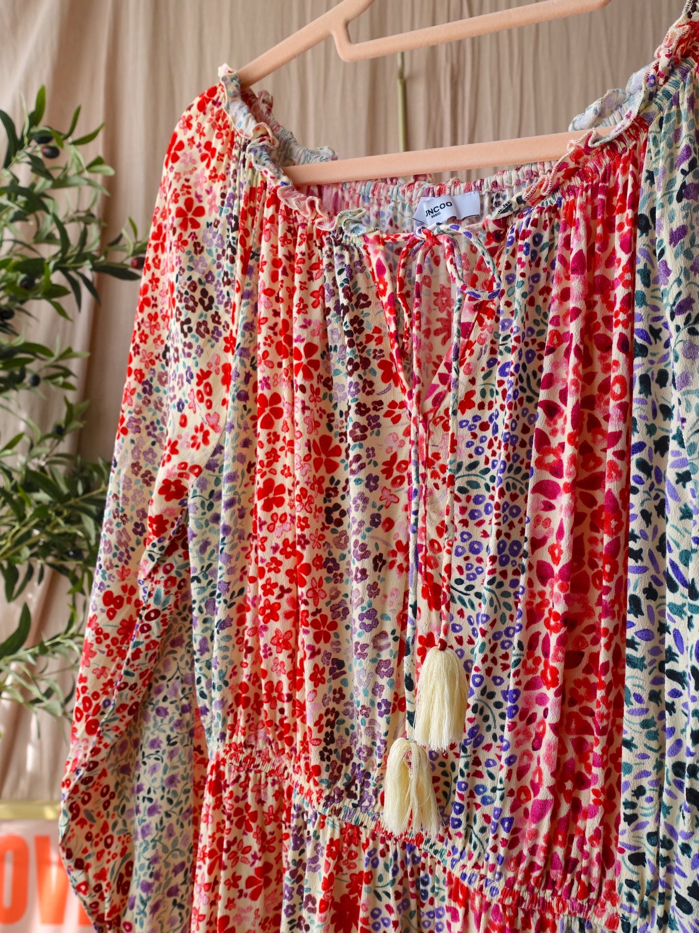 Suncoo viscose flower jurk