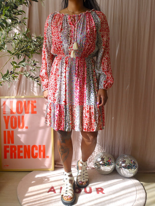 Suncoo viscose flower jurk