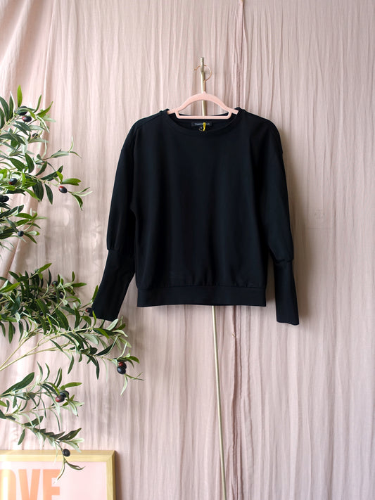 Tramontana modal stretch sweater zwart