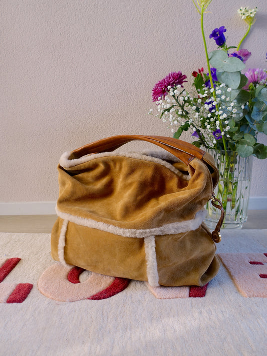 UGG Quinn Hobo tote bag in chestnut