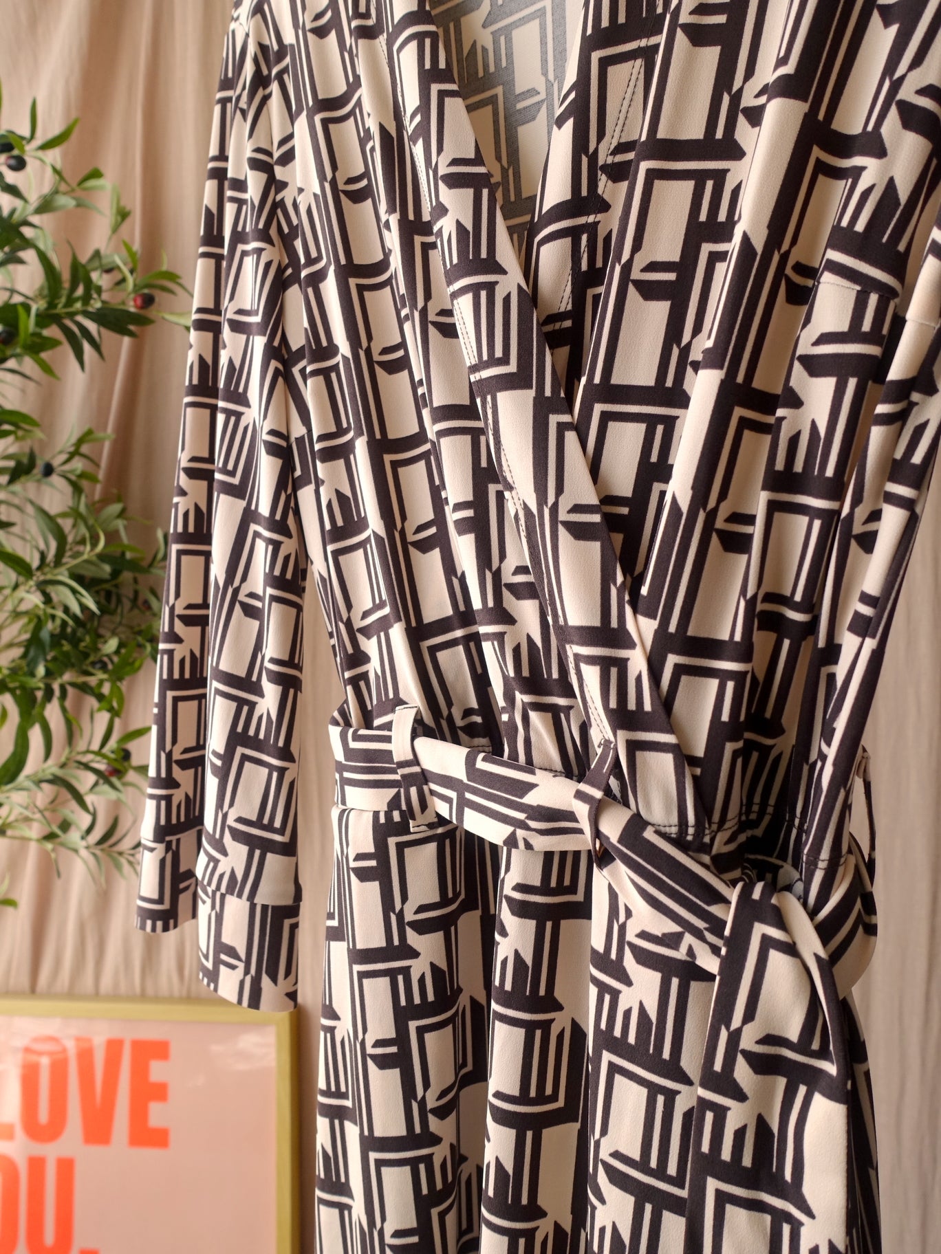 Vanilia tuto graphic playsuit black coffee / sea shell