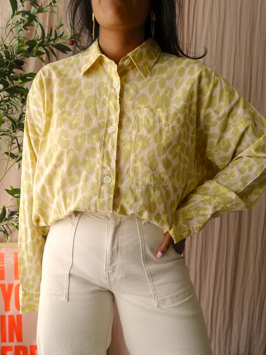 Vanilia relax leo shirt pastel lime