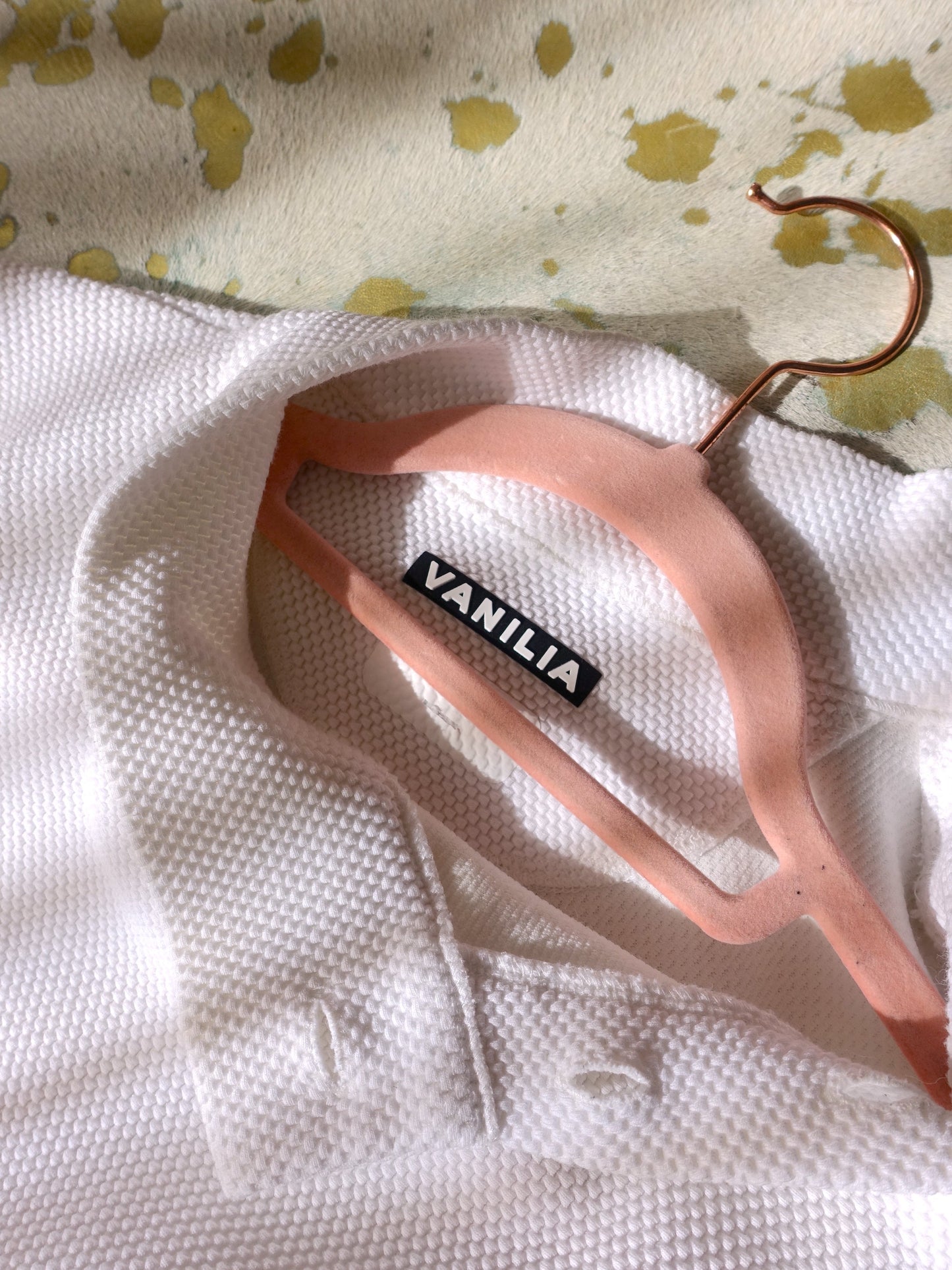 Vanilia structured sweater met pofmouwen wit