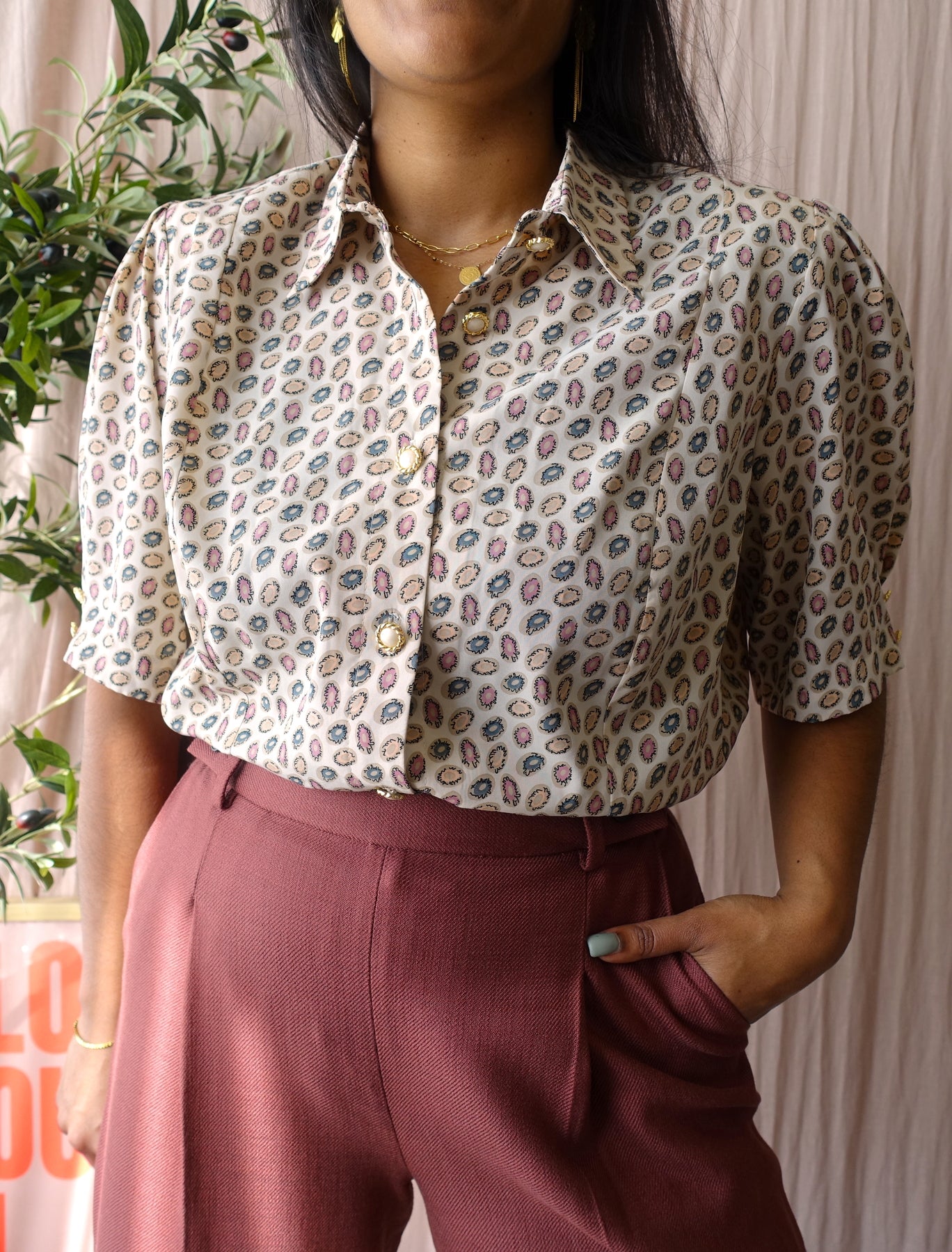 The Vintage pastel paisley shirt