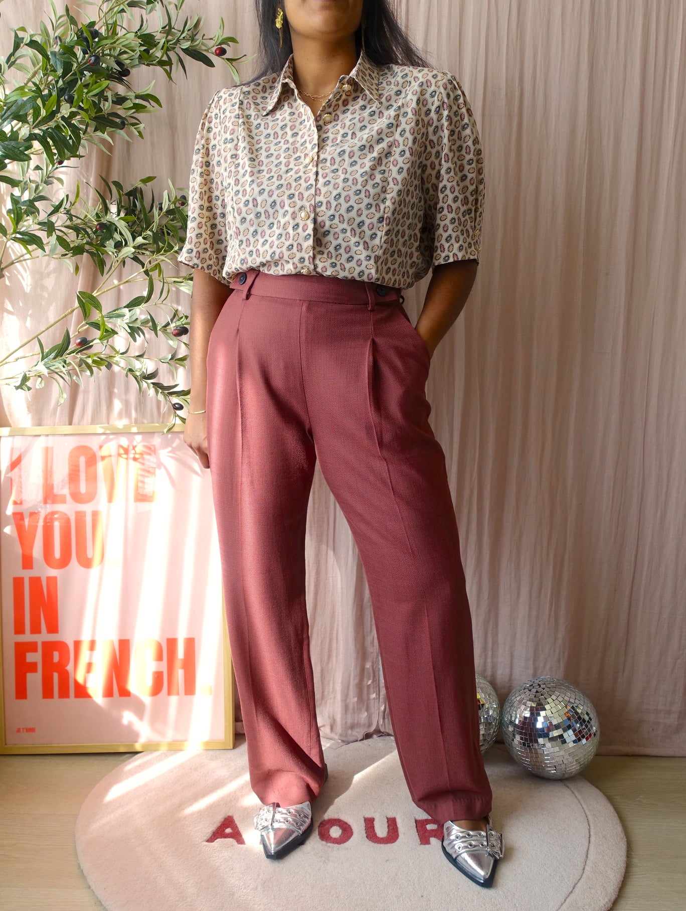 The Vintage pastel paisley shirt
