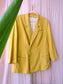 Vintage straight fit blazer golden yellow