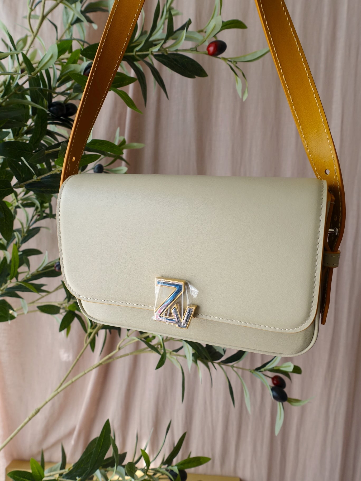 Zadig & Voltaire Le Initiale mini crossbody calf leather