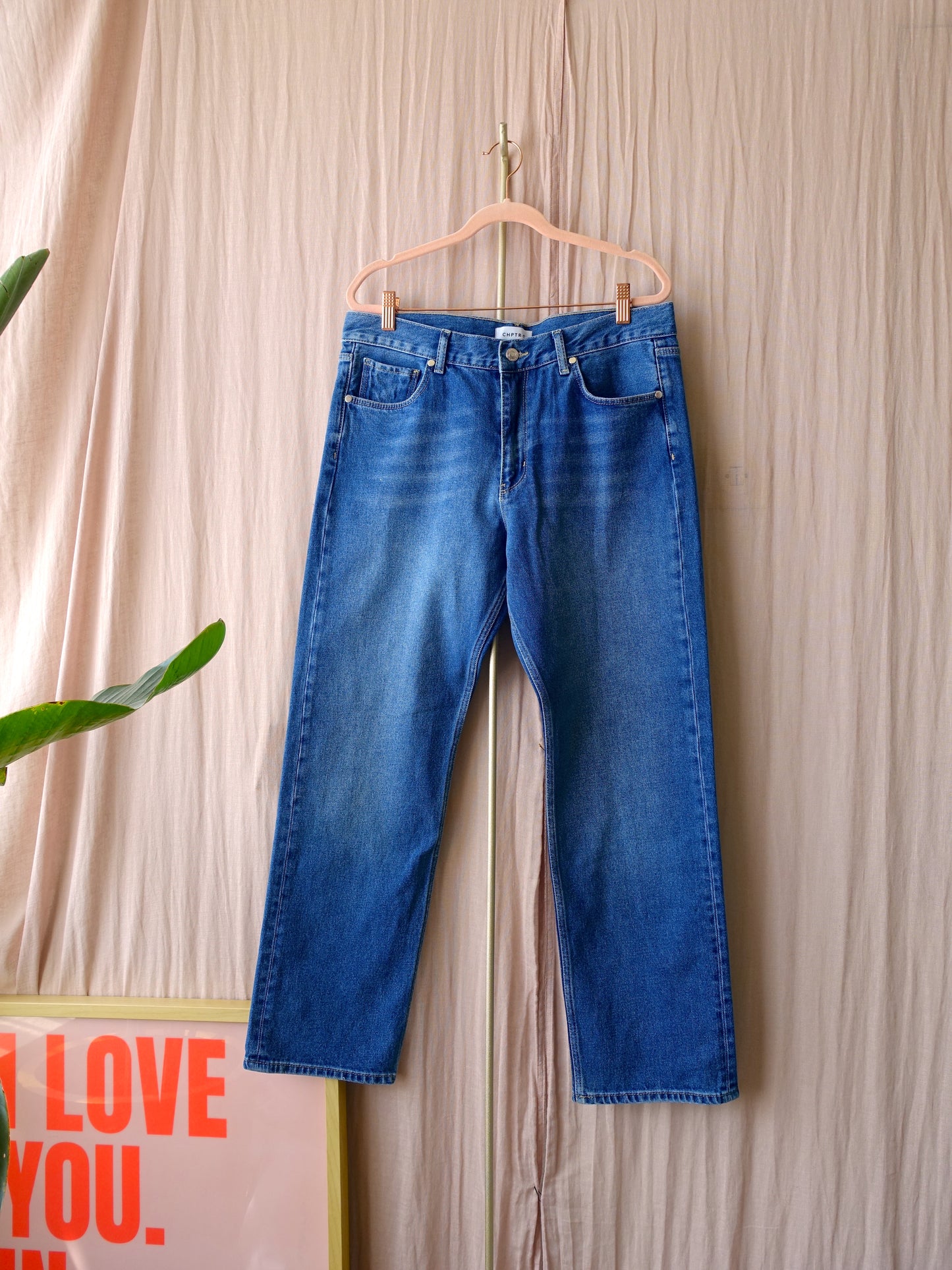 CHPTR-S timeless high waist straight jeans