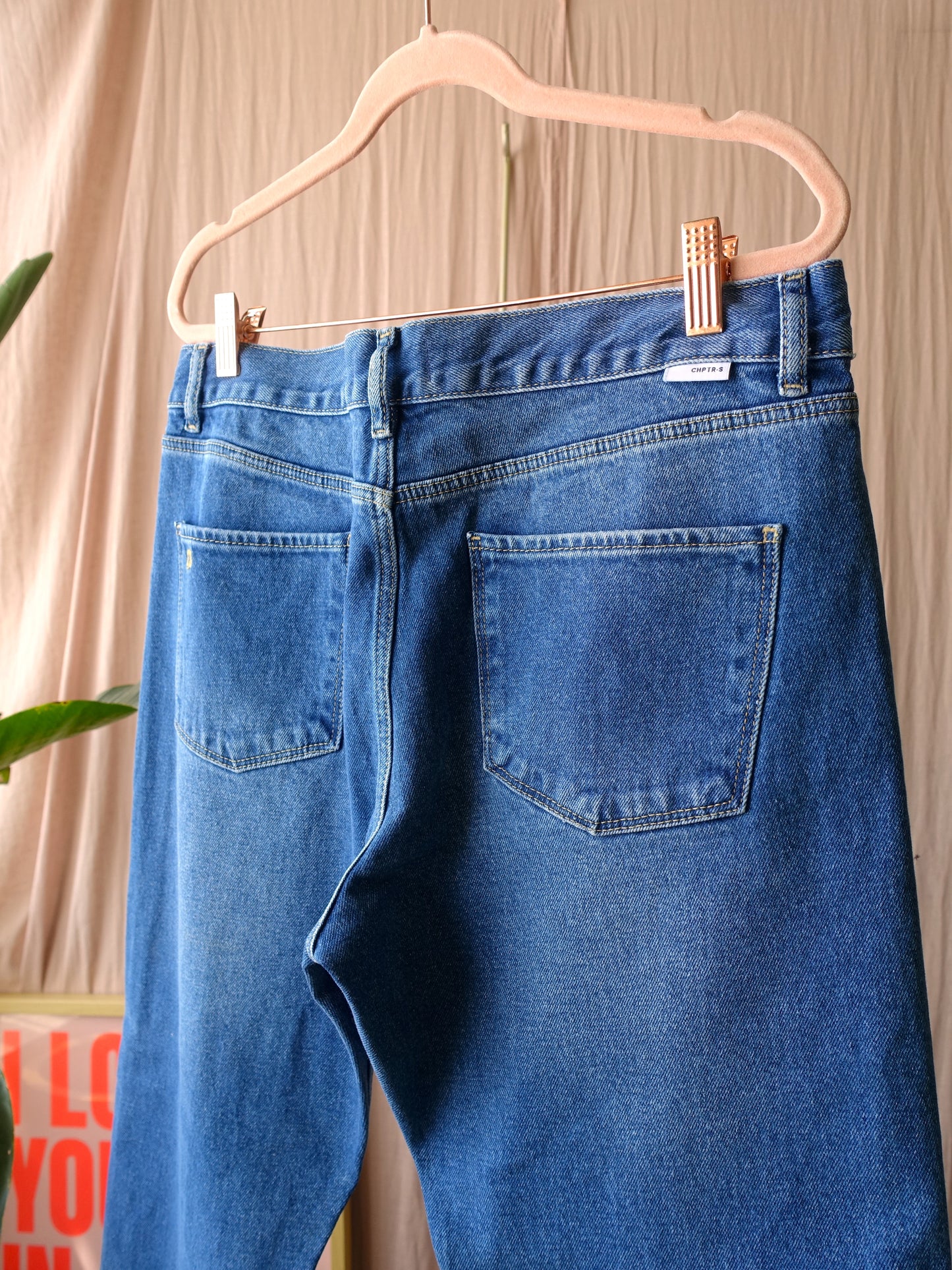 CHPTR-S timeless high waist straight jeans