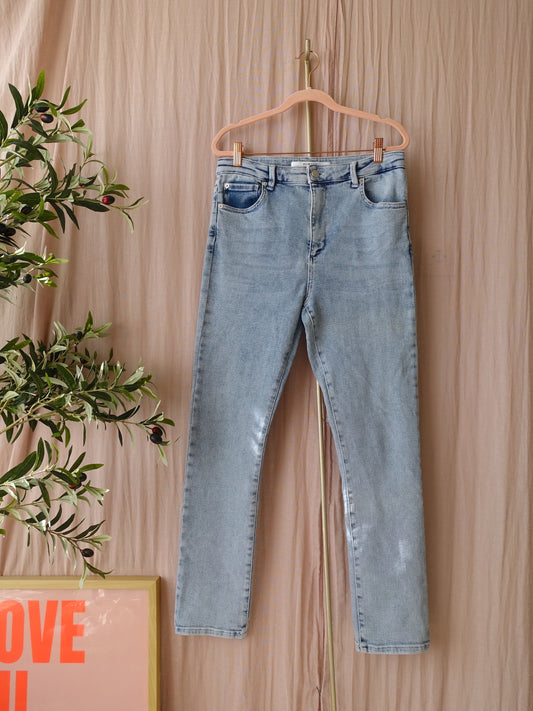 Homage to Denim high waist sarah stretchy straight jeans