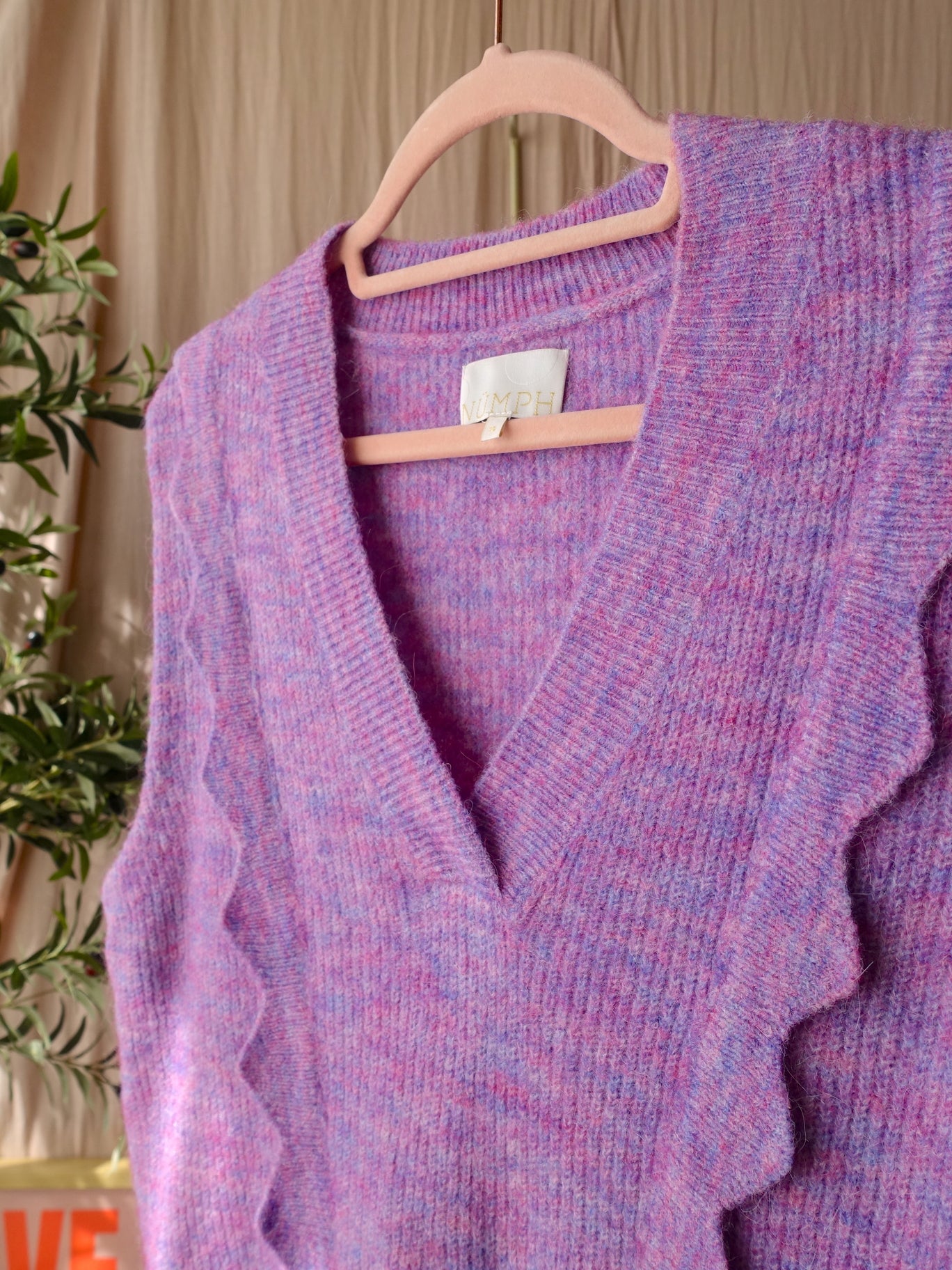 Nümph oversized carlotta vest spencer lila