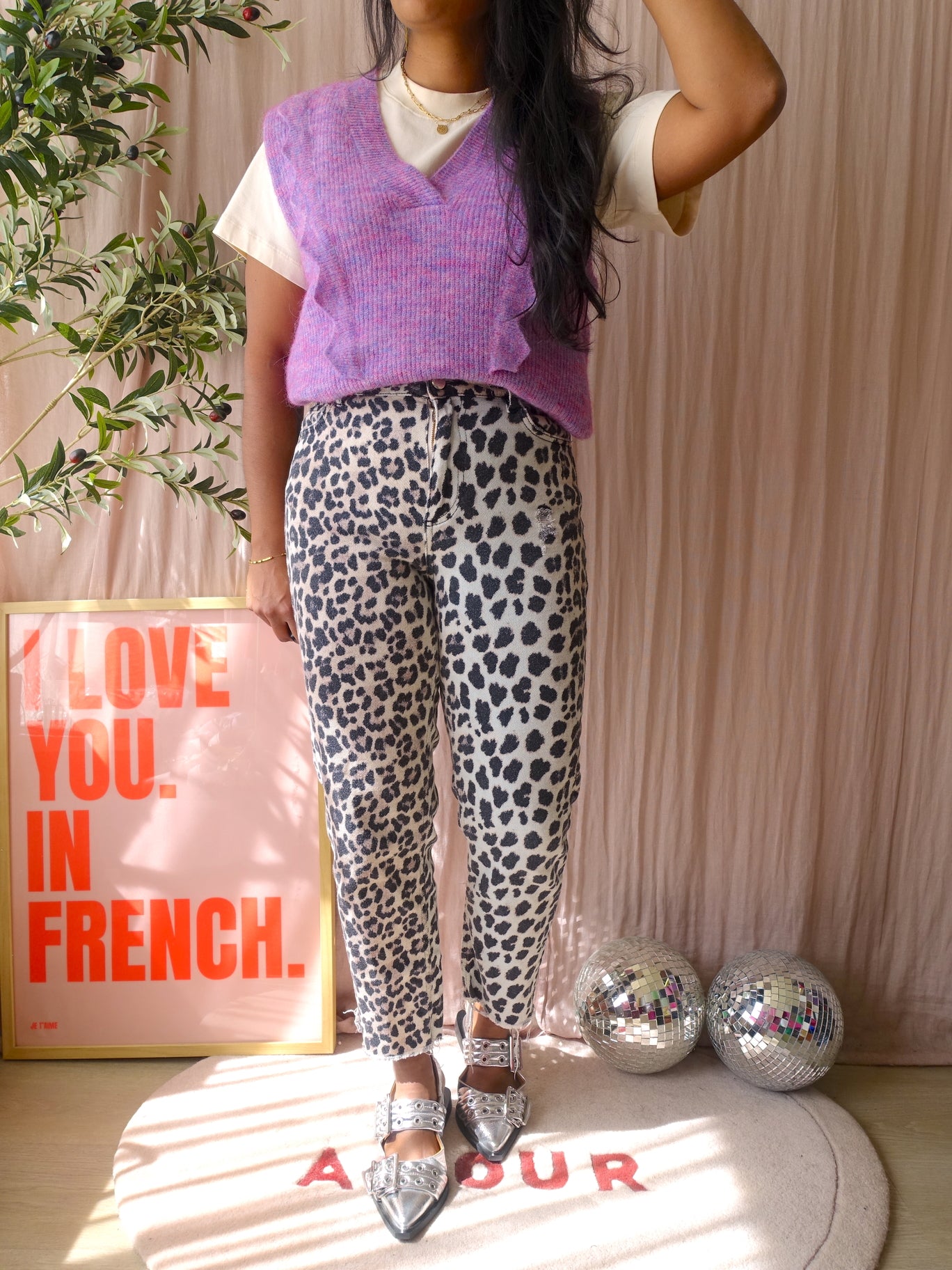 Nümph oversized carlotta vest spencer lila