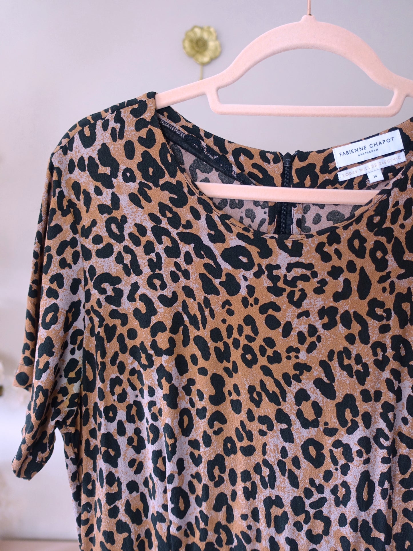 Fabienne Chapot viscose leopard jurk